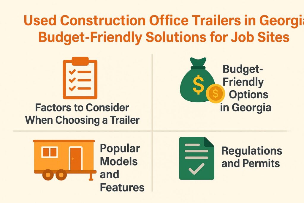 Construction Office Trailers in Georgia
