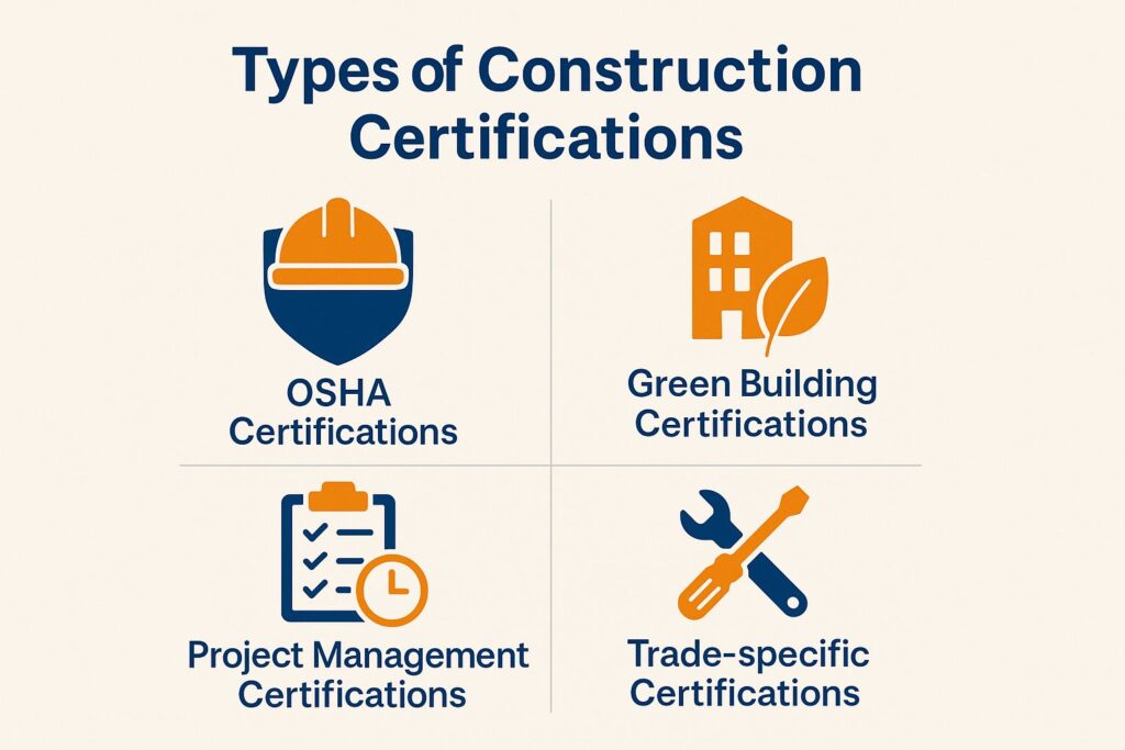 Types of Construction Certifications