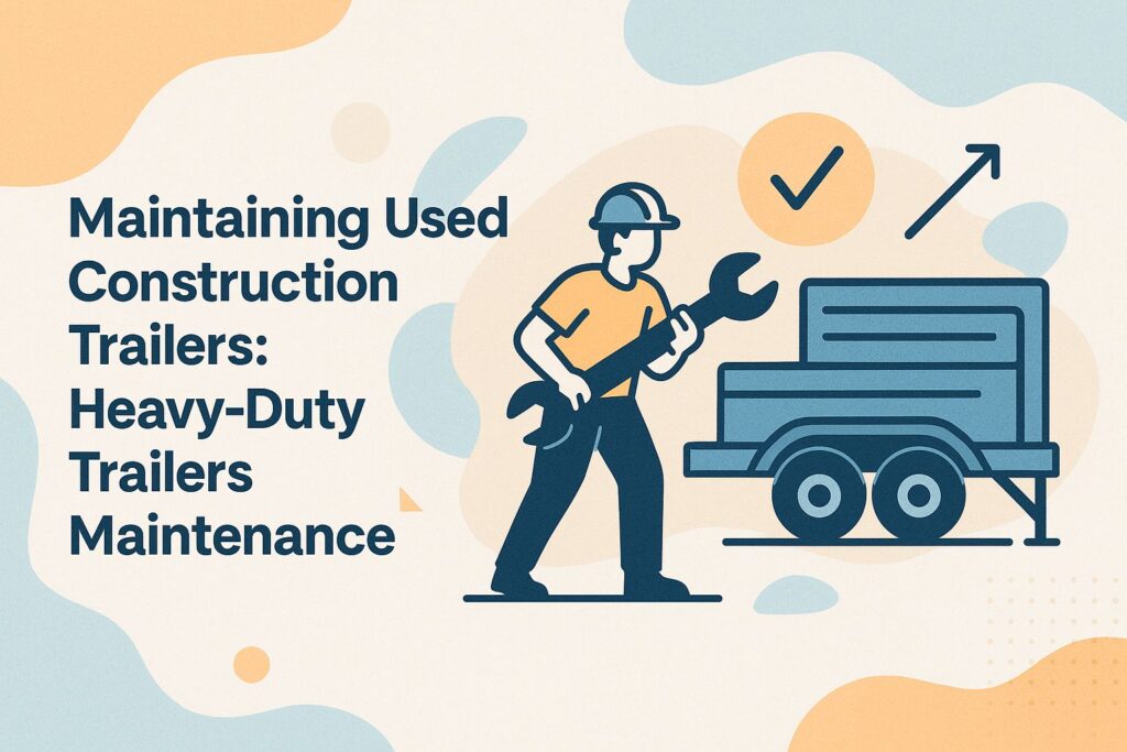 Maintaining Used Construction Trailers: Heavy-Duty Trailers Maintenance